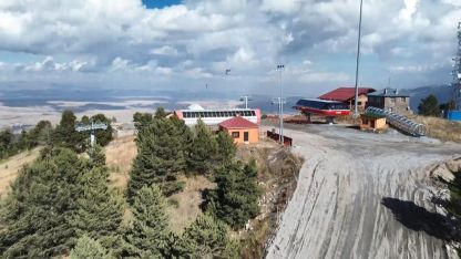 Kars Sarıkamış Kayak Merkezi, modern karlama sistemleriyle sezona hazırlanıyor