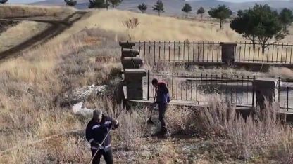 Erzurum Tabyalarda çevre temizliği