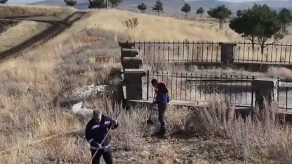 Erzurum Tabyalarda çevre temizliği