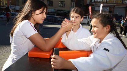 Cumhuriyet coşkusu sporla buluştu