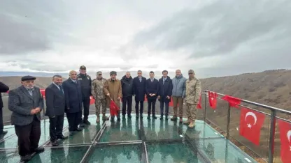 Çıldır'da seyir terasının açılışı yapıldı