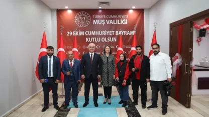 Muş’ta Cumhuriyet Bayramı resepsiyonu düzenlendi