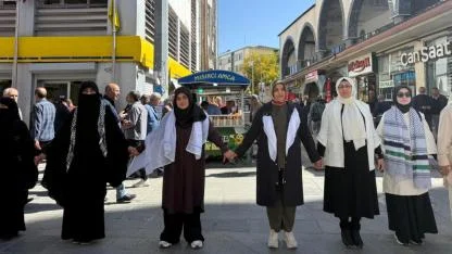 Ağrı AK Parti Kadın Kolları’ndan Gazze’ye Destek: “Barış Kadınla Mümkündür”