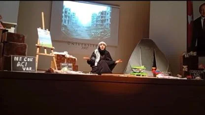 Ağrı’da “Gazze’nin Kadınları” Tiyatro Oyunu Duygu Dolu Anlar Yaşattı