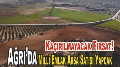 Ağrı’da Hazineye Ait Taşınmazlar Satışa Çıkıyor