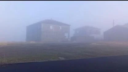 Ağrı’da yoğun sis etkili oldu