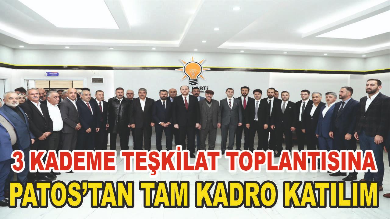 Ağrı’daki 3 Kademe Teşkilat Toplantısına Patnos'tan Tam Kadro Katılım