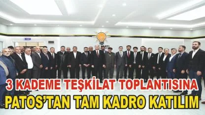Ağrı’daki 3 Kademe Teşkilat Toplantısına Patnos'tan Tam Kadro Katılım