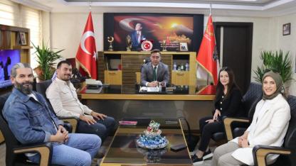 Ağrı’daki Basın Mensuplarından Emniyet Müdürü Önder’e Ziyaret