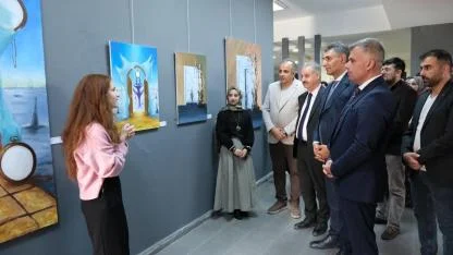 Ağrı’daki Öğrencilerden Gazze’ye İthaf Edilen Sergi