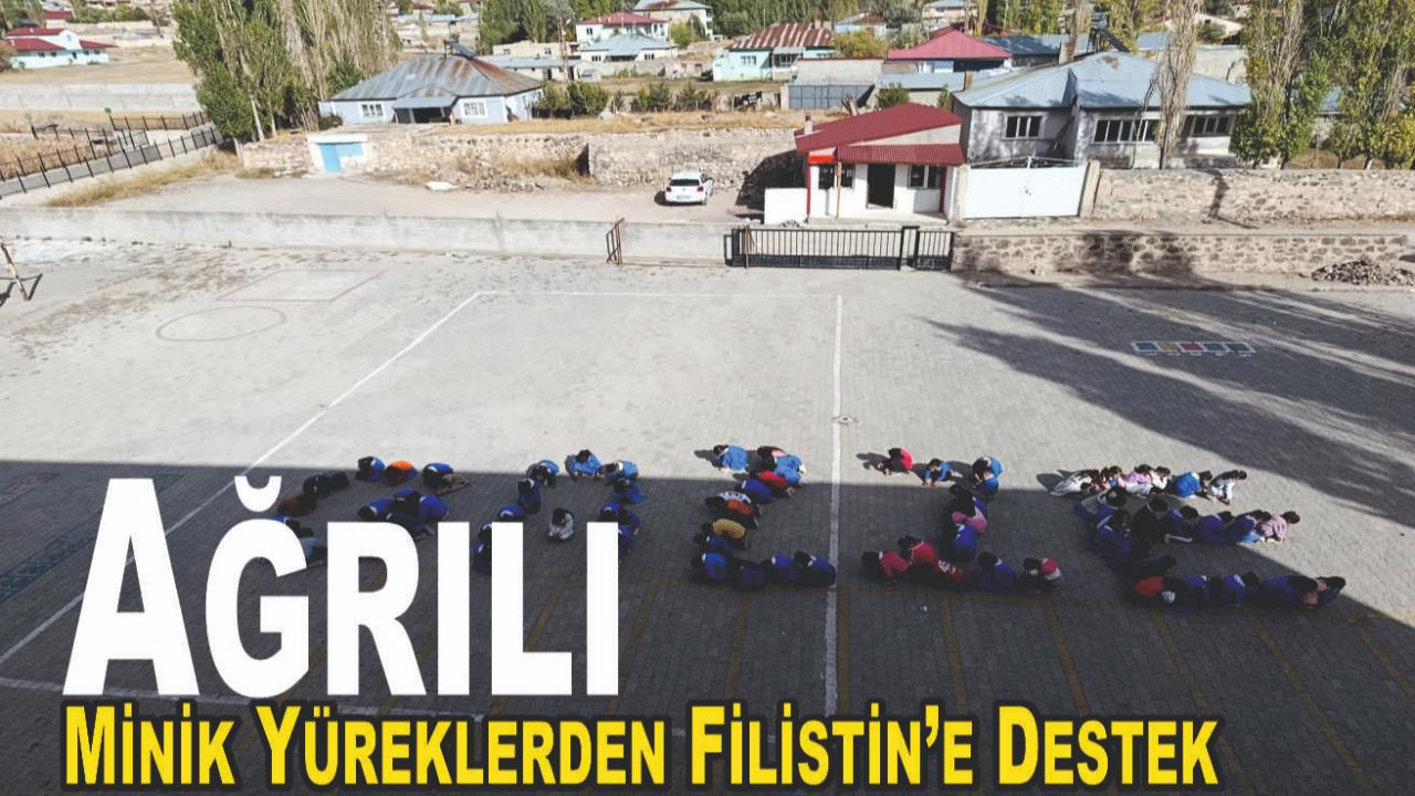 Ağrılı Minik Yüreklerden Filistin’e Destek