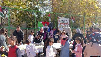 AĞRILI ÖĞRENCİLERDEN GAZZE DUYARLILIĞI