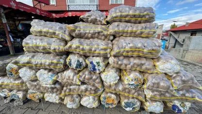Ağrılılar Kışa Patates Stoku Yaparak Hazırlanıyor