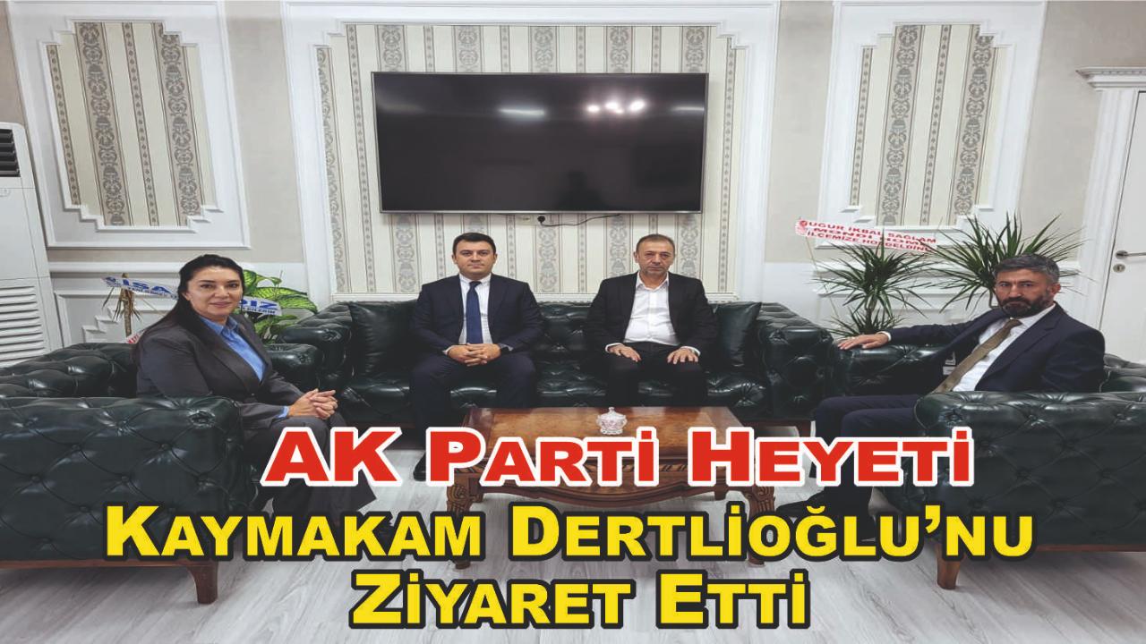 AK Parti Heyeti Patnos Kaymakamı’nı Ziyaret Etti