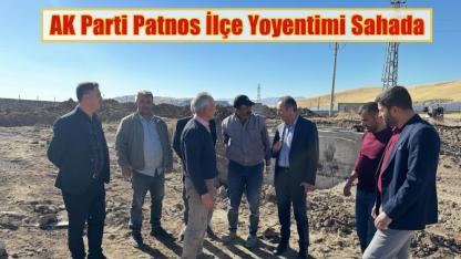 AK Parti Patnos İlçe Yönetimi Sahada