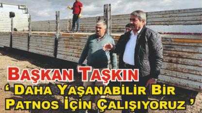 Başkan Taşkın, Seyir Tepesi Projesini Yerinde İnceledi