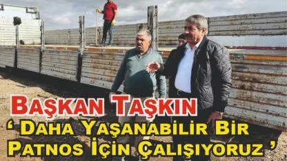 Başkan Taşkın, Seyir Tepesi Projesini Yerinde İnceledi