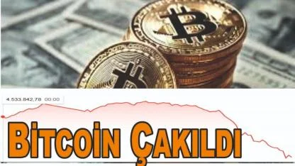 Bitcoin Çakıldı: Yatırımcıya Soğuk Duş!