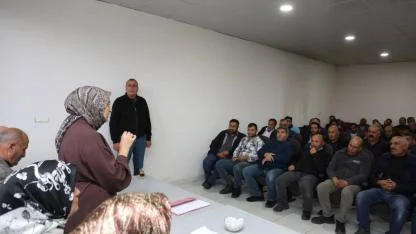 Erciş Belediyesi Eş Başkanı Güler Temel’den Temizlik İşleri Müdürlüğüne Ziyaret