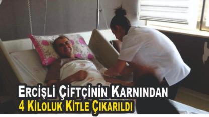 Ercişli Çiftçinin Karnından 4 Kiloluk Kitle Çıkarıldı