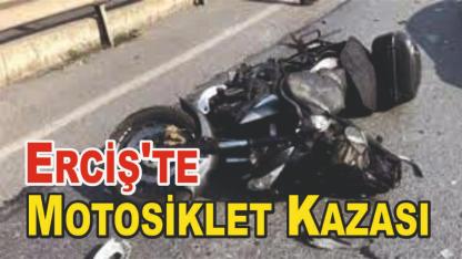 Erciş'te Motosiklet Kazası