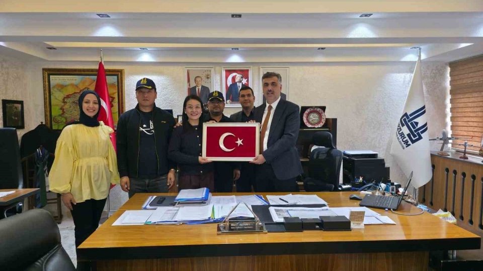 Erzurum&#039;da Çinli yatırımcılar Teknokent’te incelemelerde bulundu