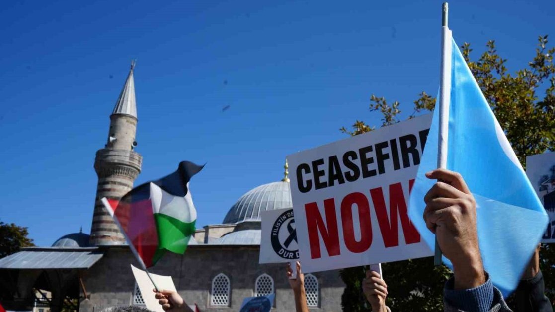 Erzurumlu vatandaşlardan Gazze’ye destek