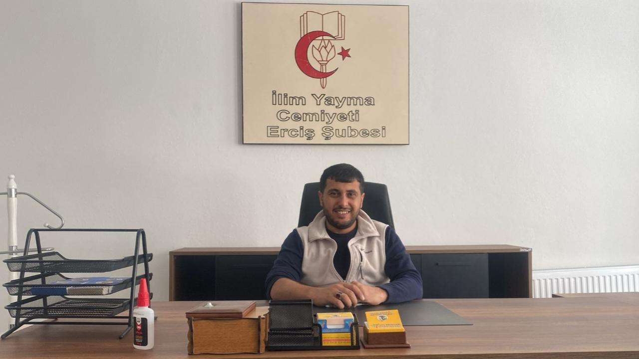 İlim Yayma Cemiyeti Erciş Şube Başkanı Ömer Gün’den Van Valisi’ne Destek