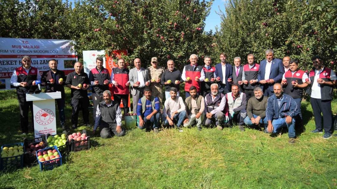 Muş’ta elma hasadından 100 milyon liralık gelir bekleniyor
