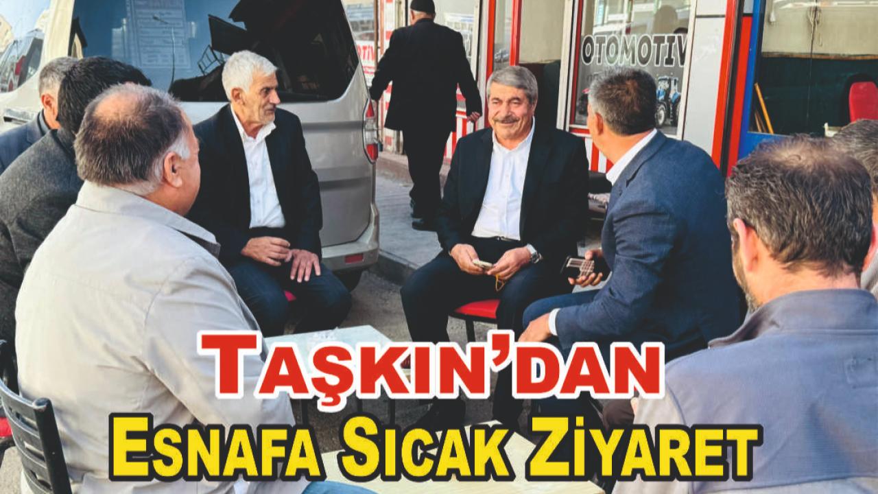 Patnos Belediye Başkanı Taşkın, Malazgirt Caddesi Esnafını Ziyaret Etti