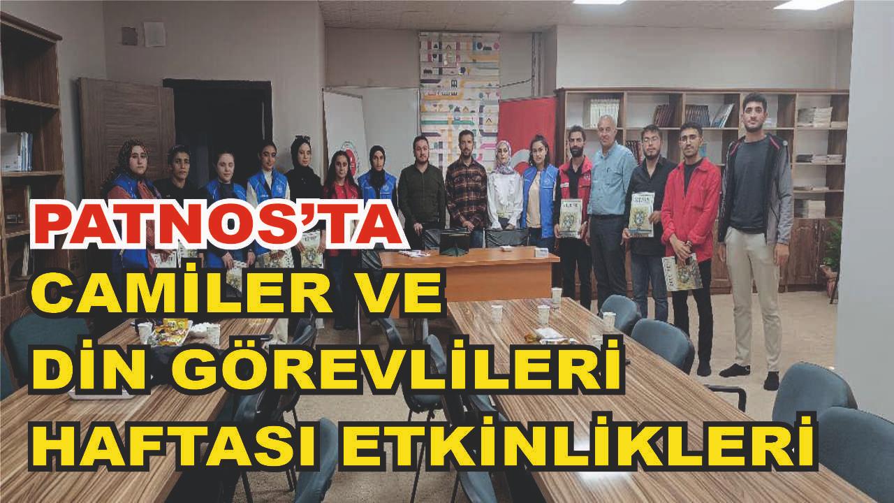 Patnos&#039;ta Camiler ve Din Görevlileri Haftası Etkinliği