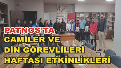 Patnos'ta Camiler ve Din Görevlileri Haftası Etkinliği