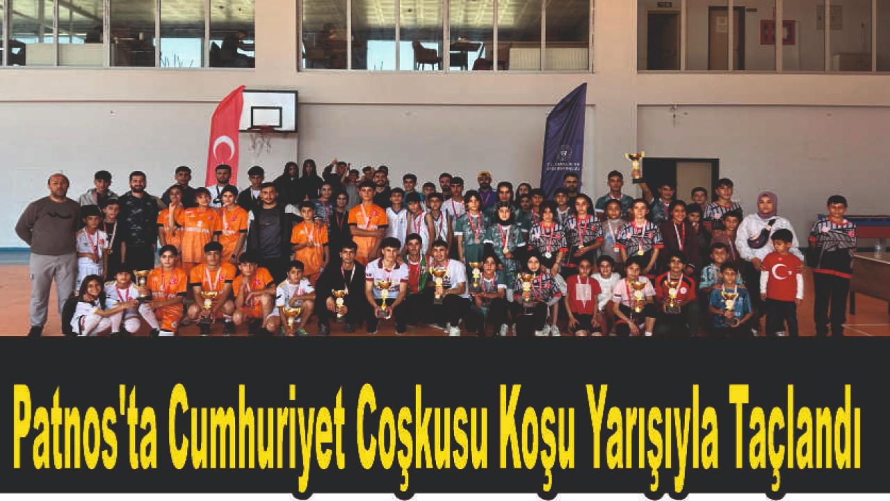 Patnos'ta Cumhuriyet Coşkusu Koşu Yarışıyla Taçlandı