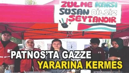 Patnos'ta Gazze Yararına Kermes Düzenlendi