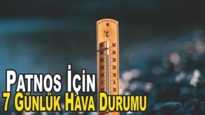 Patnos’ta Hava Durumu