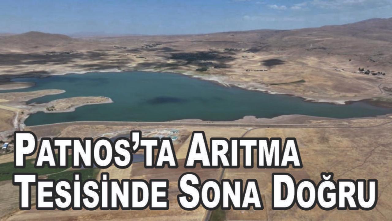 Patnos’ta içme suyu arıtma tesisi hızla yükseliyor