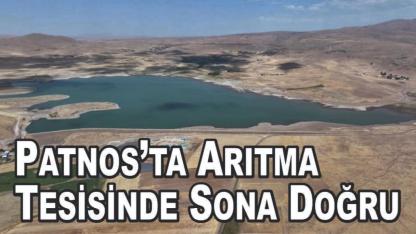 Patnos’ta içme suyu arıtma tesisi hızla yükseliyor