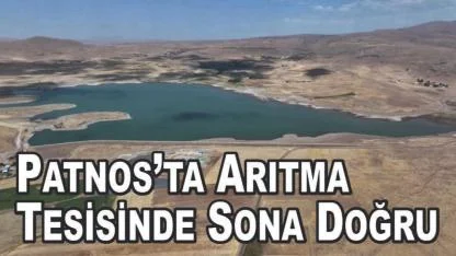 Patnos’ta içme suyu arıtma tesisi hızla yükseliyor