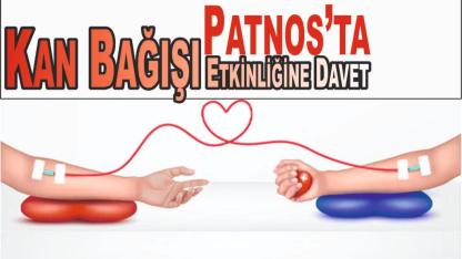 Patnos’ta Kan Bağışı Etkinliğine Davet
