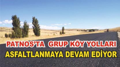Patnos’ta Köy Yolları Asfaltlanıyor