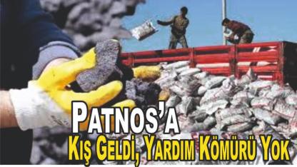 Patnos’ta Soğuk Başladı, Yardım Kömürü Bekleniyor
