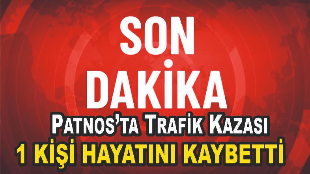 Patnos’ta Trafik Kazası: 1 ölü