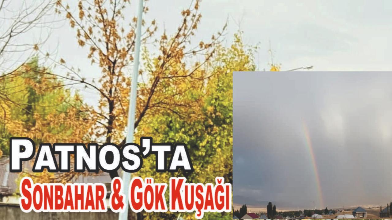Patnos’ta Yağmurun Ardından Gökkuşağı Güzelliği