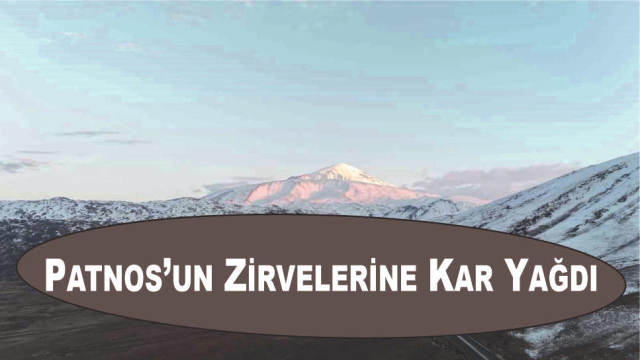 Patnos’ta Yüksek Kesimlere Kar Yağdı, Soğuk Hava Etkisini Artırdı
