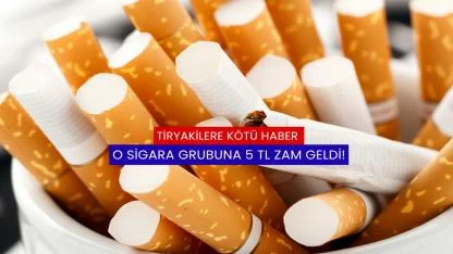 Tiryakilere Kötü Haber: O Sigara Grubuna 5 TL Zam Geldi!