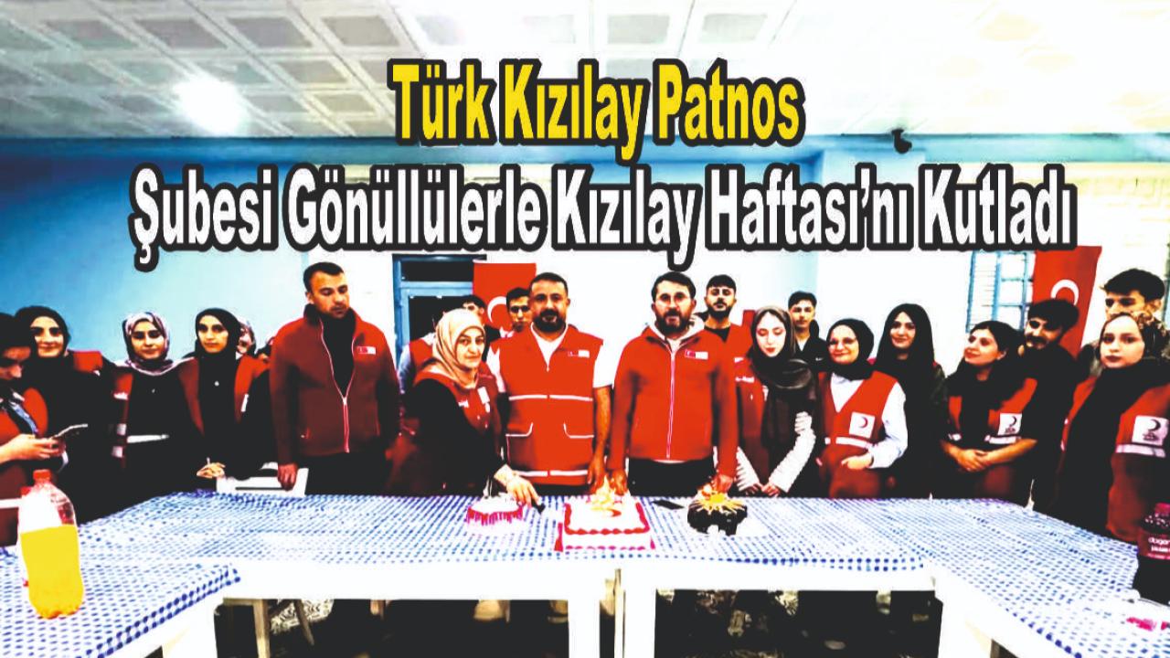Türk Kızılay Patnos Şubesi Gönüllülerle Kızılay Haftası’nı Kutladı