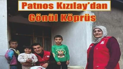 Türk Kızılay Patnos Şubesi’nden Yeşilçimen Mahallesi’ne Dayanışma Eli