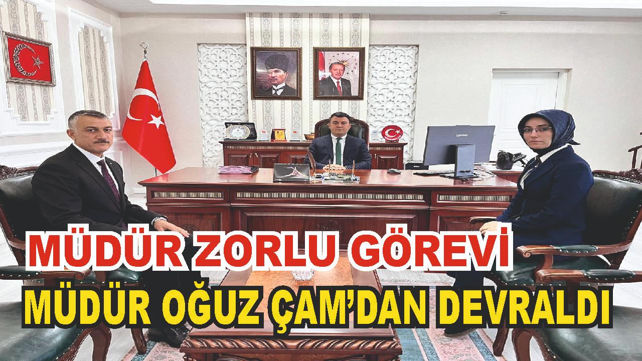 Yüksel Zorlu Zeynep Oğuz Çam&#039;dan Görevi Devraldı