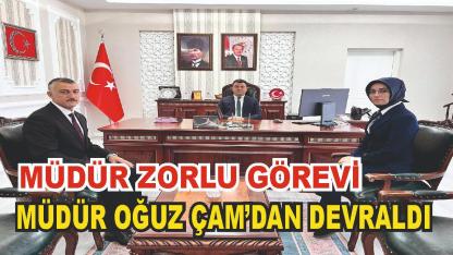 Yüksel Zorlu Zeynep Oğuz Çam'dan Görevi Devraldı