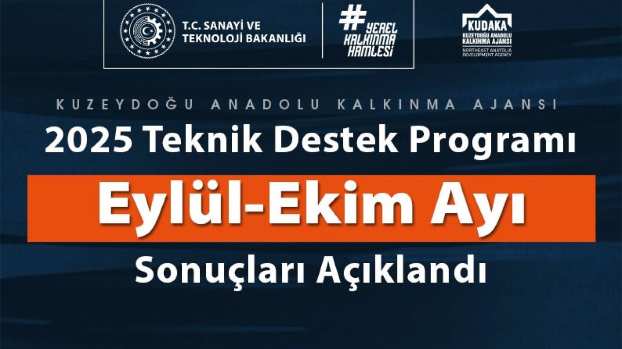 2025 yılı teknik destek programı 5. dönem sonuçları açıklandı